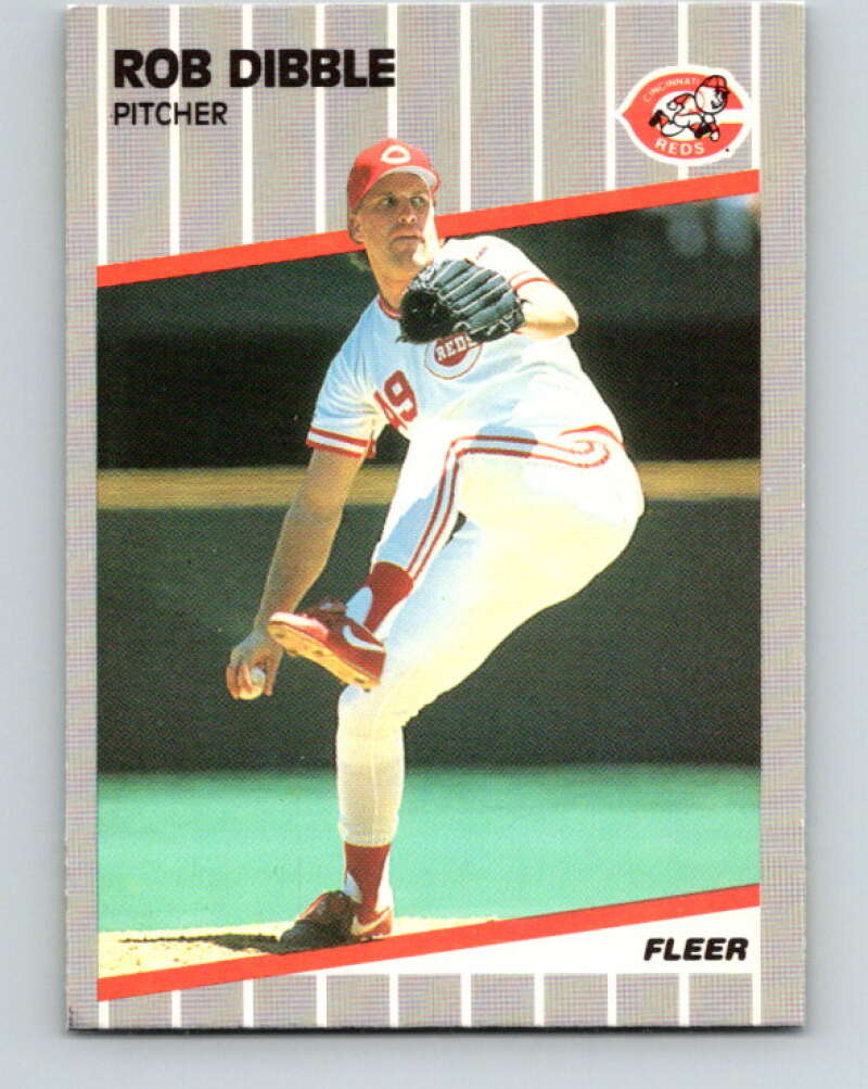 1989 Fleer #160 Rob Dibble Mint RC Rookie Cincinnati Reds Image 1