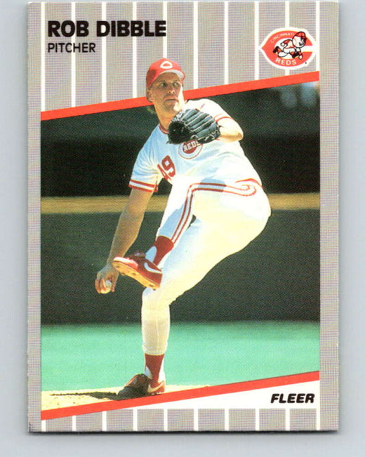 1989 Fleer #160 Rob Dibble Mint RC Rookie Cincinnati Reds  Image 1
