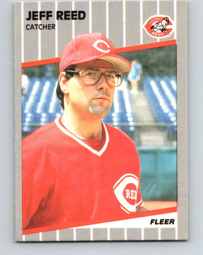 1989 Fleer #167 Jeff Reed Mint Cincinnati Reds Image 1