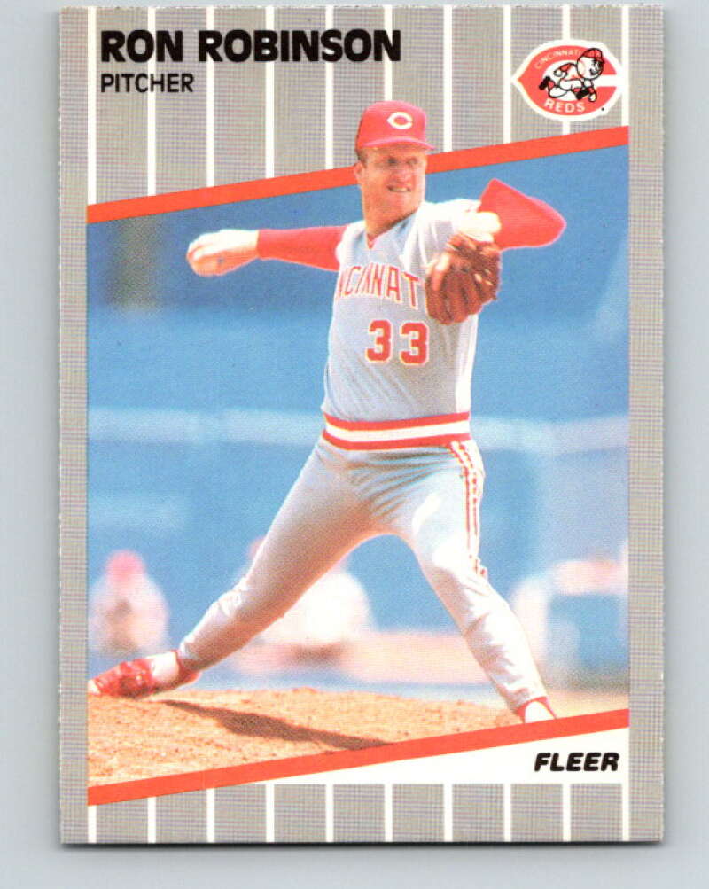 1989 Fleer #169 Ron Robinson Mint Cincinnati Reds Image 1