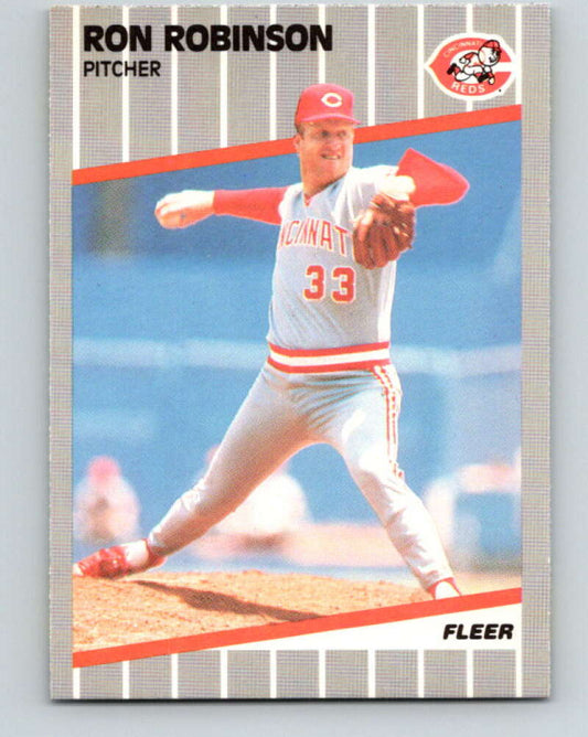 1989 Fleer #169 Ron Robinson Mint Cincinnati Reds  Image 1