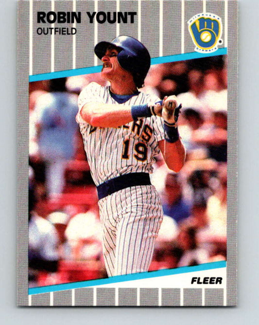 1989 Fleer #200 Robin Yount Mint Milwaukee Brewers