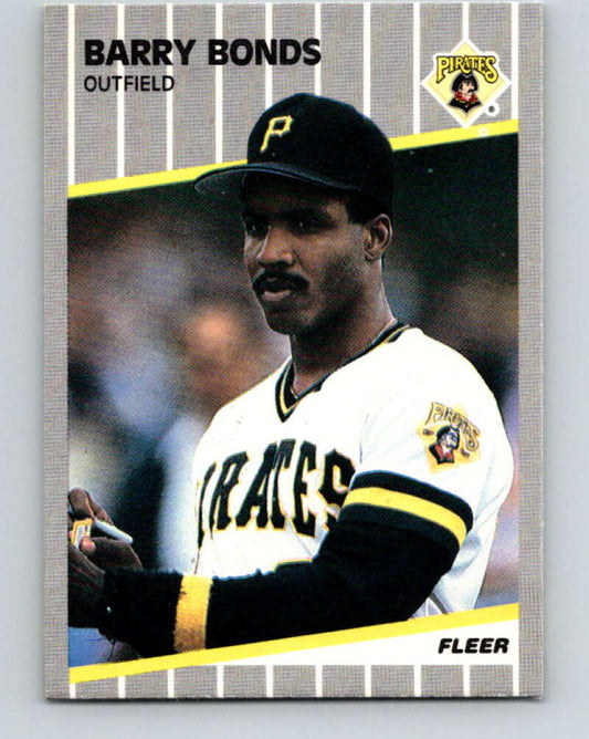 1989 Fleer #202 Barry Bonds Mint Pittsburgh Pirates