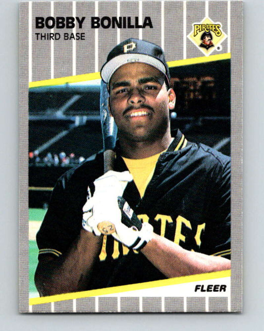 1989 Fleer #203 Bobby Bonilla Mint Pittsburgh Pirates