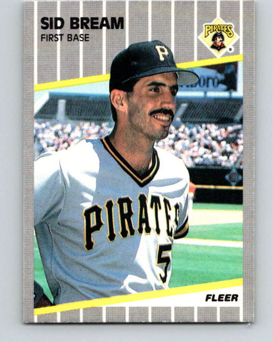 1989 Fleer #204 Sid Bream Mint Pittsburgh Pirates