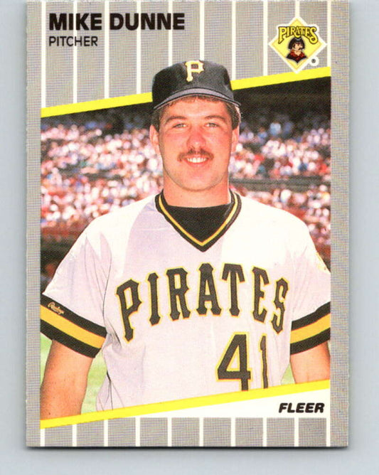 1989 Fleer #207 Mike Dunne Mint Pittsburgh Pirates