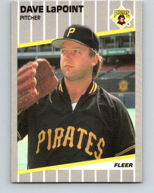 1989 Fleer #212 Dave LaPoint Mint Pittsburgh Pirates