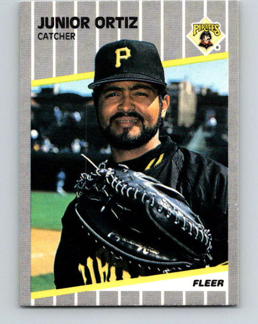 1989 Fleer #215 Junior Ortiz Mint Pittsburgh Pirates