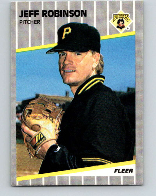 1989 Fleer #220 Jeff Robinson Mint Pittsburgh Pirates
