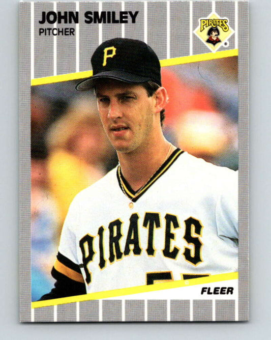 1989 Fleer #221 John Smiley Mint Pittsburgh Pirates