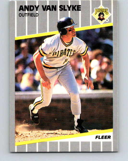 1989 Fleer #222 Andy Van Slyke Mint Pittsburgh Pirates