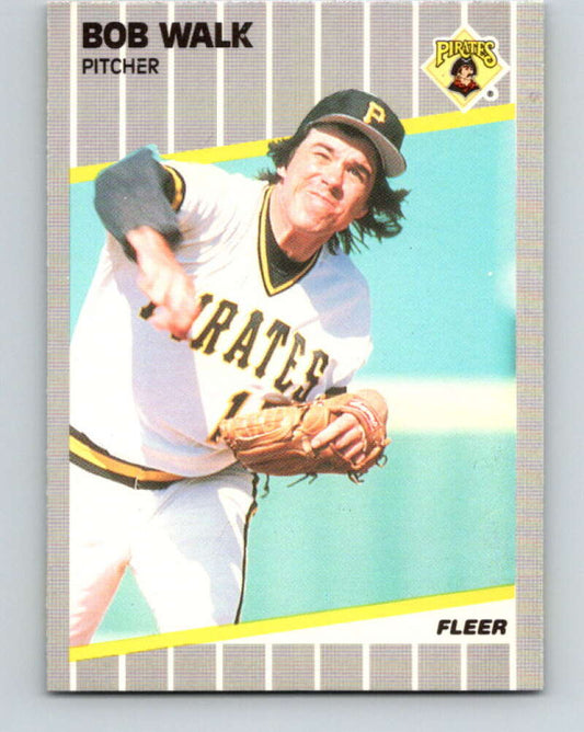 1989 Fleer #223 Bob Walk Mint Pittsburgh Pirates