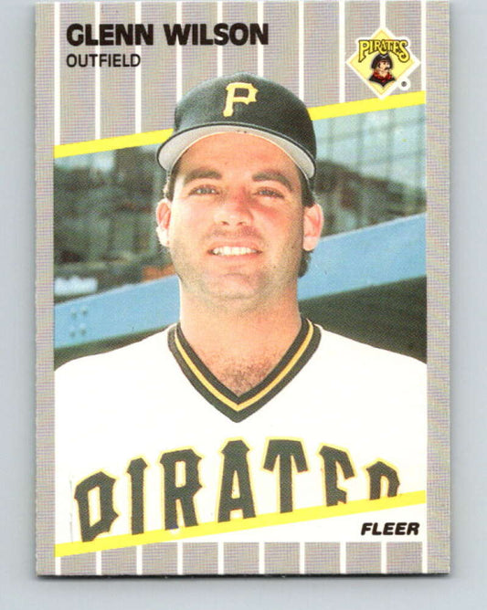 1989 Fleer #224 Glenn Wilson Mint Pittsburgh Pirates