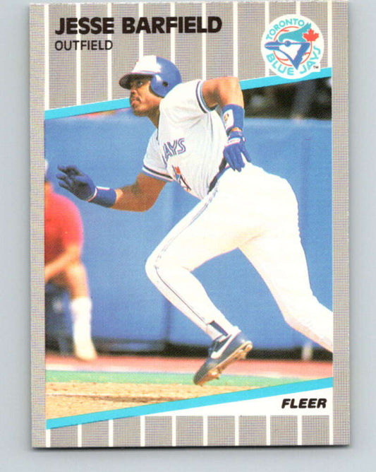 1989 Fleer #225 Jesse Barfield Mint Toronto Blue Jays