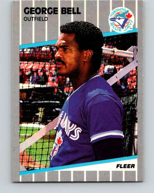 1989 Fleer #226 George Bell Mint Toronto Blue Jays