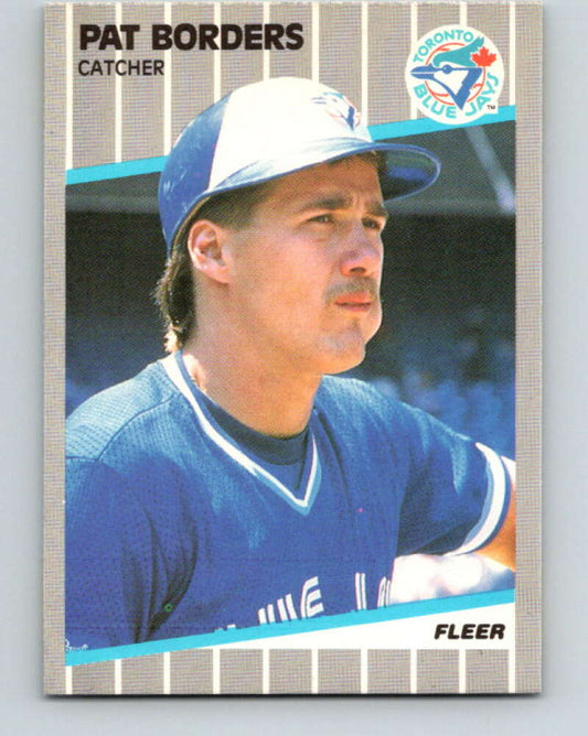 1989 Fleer #227 Pat Borders Mint RC Rookie Toronto Blue Jays