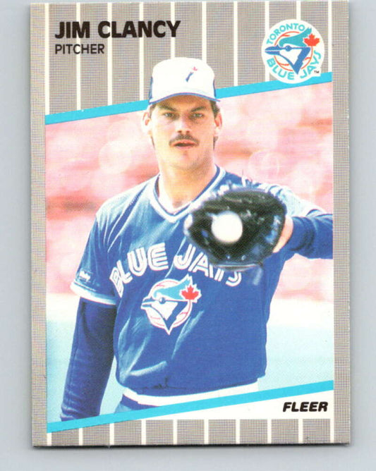 1989 Fleer #229 Jim Clancy Mint Toronto Blue Jays