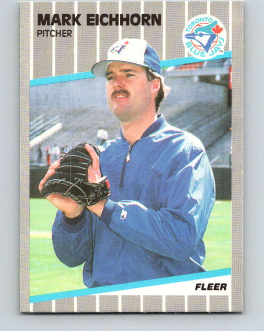 1989 Fleer #230 Mark Eichhorn Mint Toronto Blue Jays