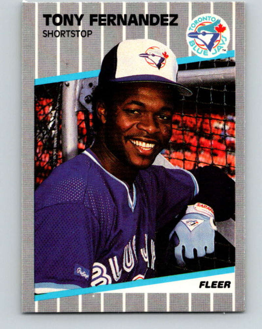 1989 Fleer #231 Tony Fernandez Mint Toronto Blue Jays