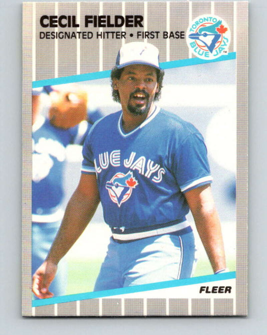 1989 Fleer #232 Cecil Fielder Mint Toronto Blue Jays