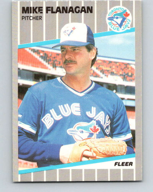 1989 Fleer #233 Mike Flanagan Mint Toronto Blue Jays
