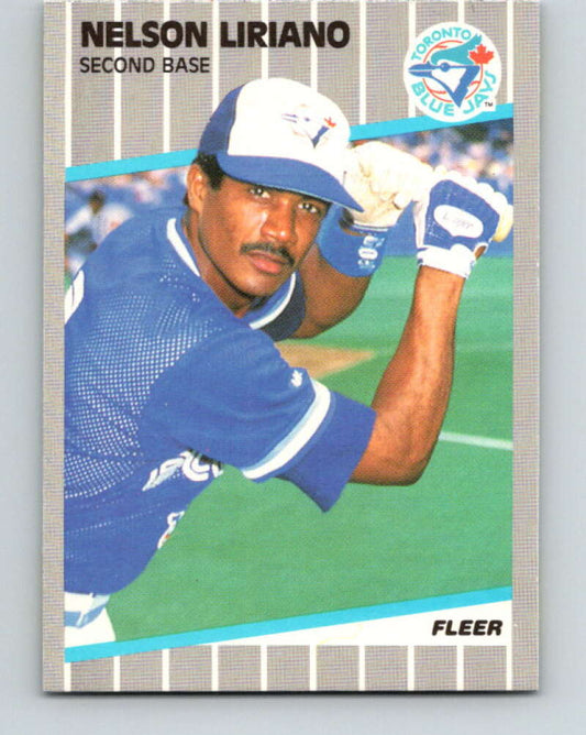 1989 Fleer #239 Nelson Liriano Mint Toronto Blue Jays