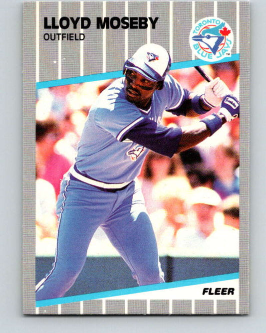 1989 Fleer #241 Lloyd Moseby Mint Toronto Blue Jays