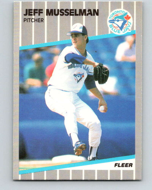 1989 Fleer #243 Jeff Musselman Mint Toronto Blue Jays