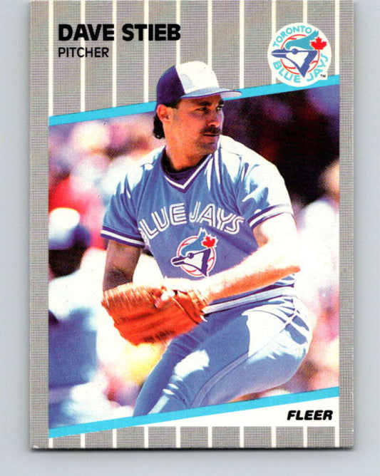 1989 Fleer #244 Dave Stieb Mint Toronto Blue Jays