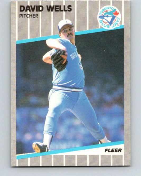 1989 Fleer #247 David Wells Mint Toronto Blue Jays