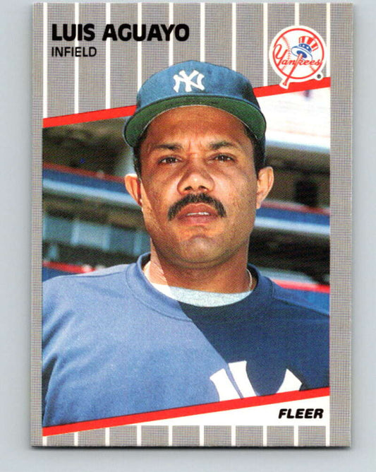 1989 Fleer #249 Luis Aguayo Mint New York Yankees