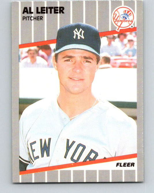 1989 Fleer #257 Al Leiter Mint New York Yankees