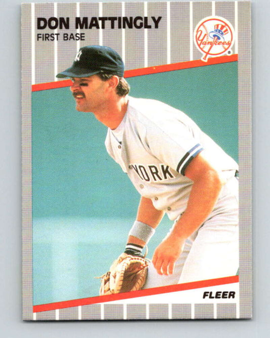 1989 Fleer #258 Don Mattingly Mint New York Yankees