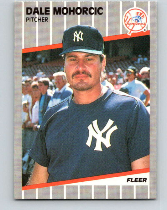 1989 Fleer #259 Dale Mohorcic Mint New York Yankees