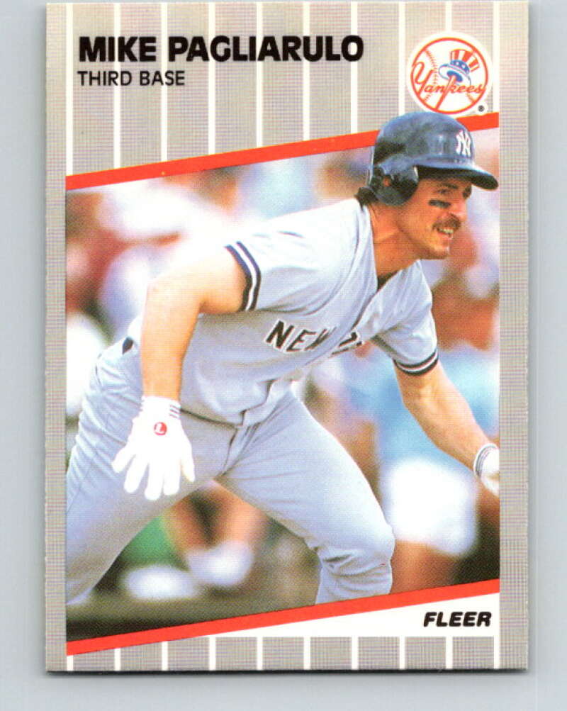 1989 Fleer #262 Mike Pagliarulo UER Mint New York Yankees