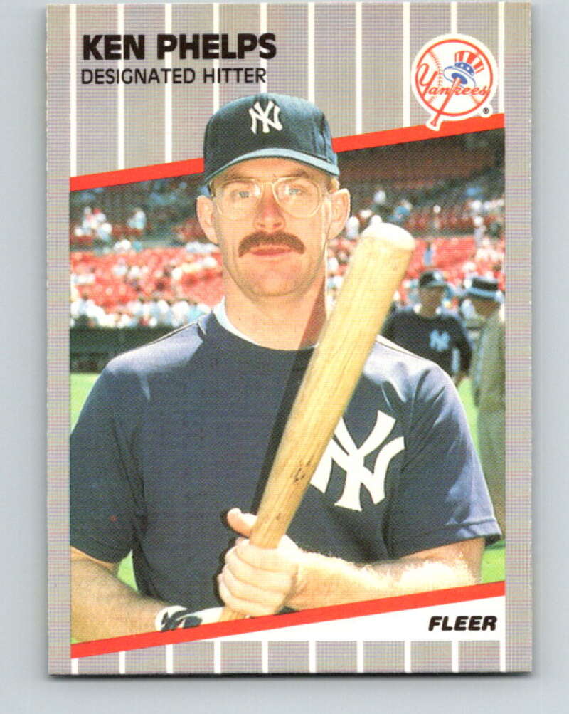 1989 Fleer #264 Ken Phelps Mint New York Yankees