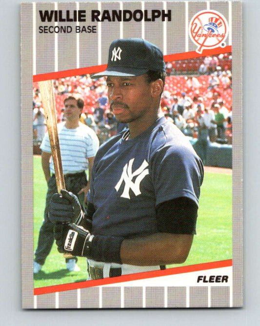 1989 Fleer #265 Willie Randolph Mint New York Yankees