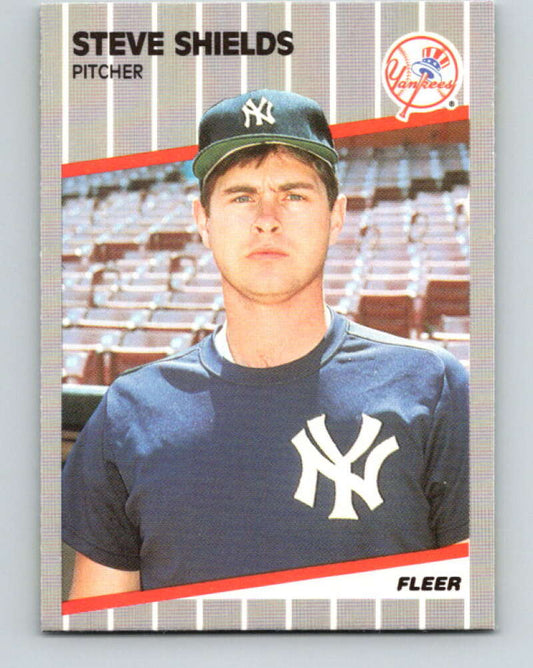 1989 Fleer #269 Steve Shields Mint New York Yankees