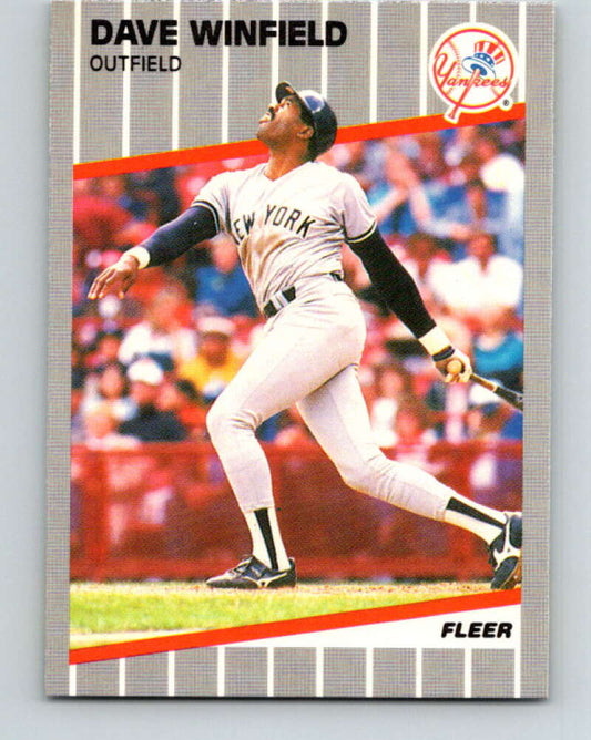 1989 Fleer #274 Dave Winfield Mint New York Yankees