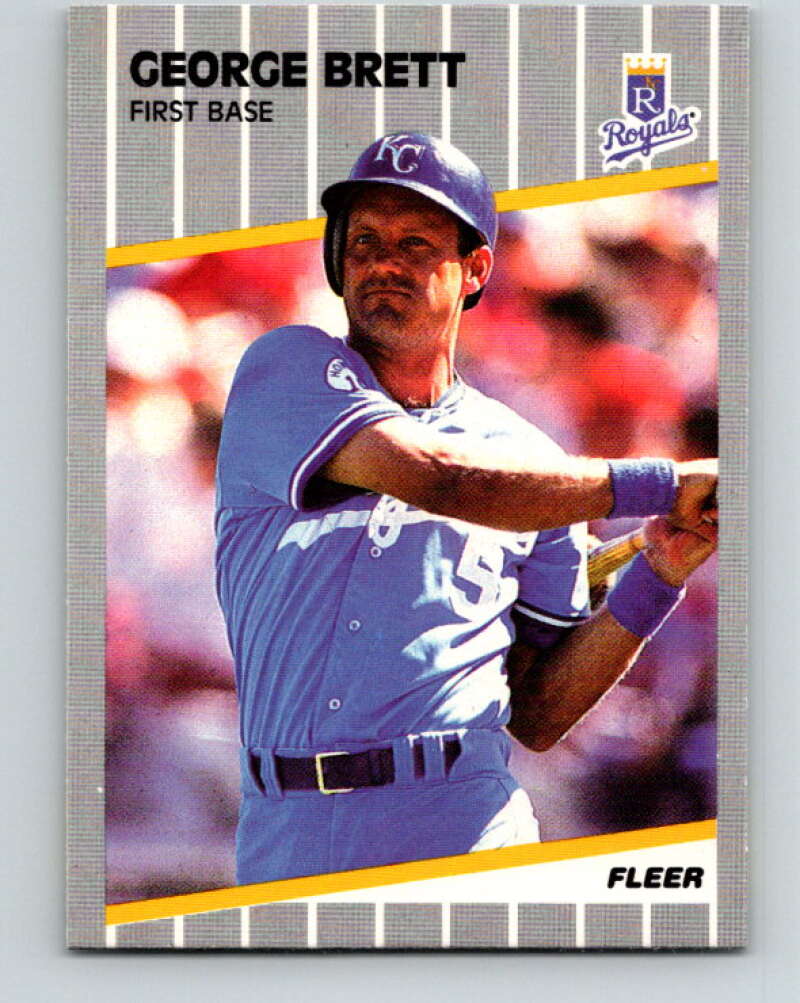 1989 Fleer #277 George Brett Mint Kansas City Royals