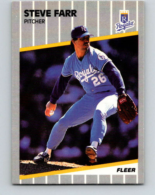 1989 Fleer #281 Steve Farr Mint Kansas City Royals