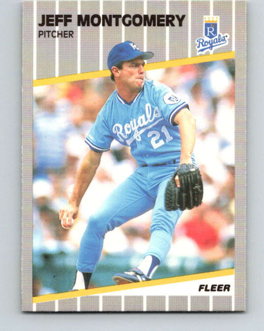 1989 Fleer #288 Jeff Montgomery Mint Kansas City Royals