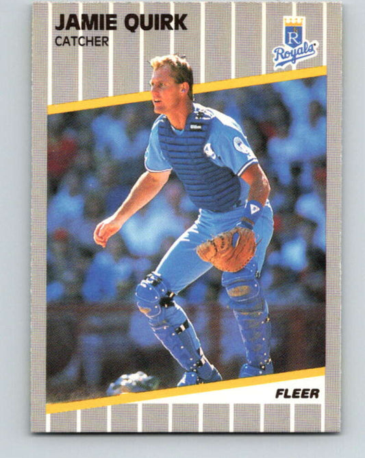 1989 Fleer #290 Jamie Quirk Mint Kansas City Royals