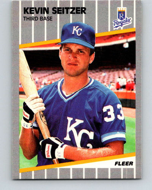 1989 Fleer #292 Kevin Seitzer Mint Kansas City Royals