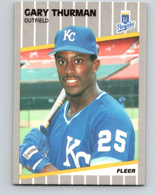 1989 Fleer #296 Gary Thurman Mint Kansas City Royals