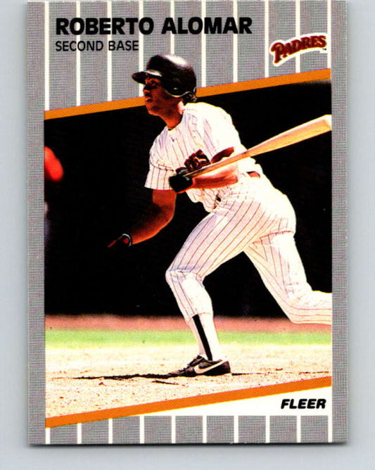 1989 Fleer #299 Roberto Alomar Mint San Diego Padres