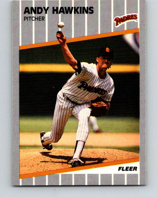 1989 Fleer #307 Andy Hawkins Mint San Diego Padres