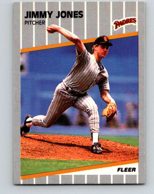 1989 Fleer #308 Jimmy Jones Mint San Diego Padres