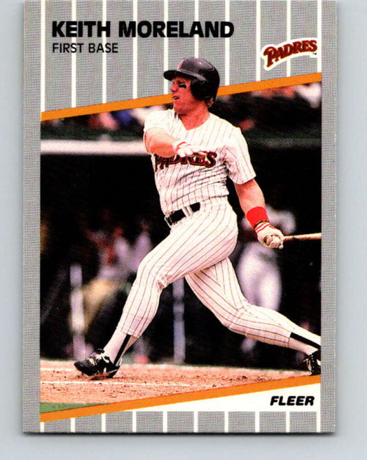 1989 Fleer #313 Keith Moreland Mint San Diego Padres