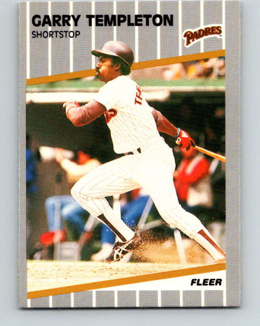 1989 Fleer #319 Garry Templeton Mint San Diego Padres